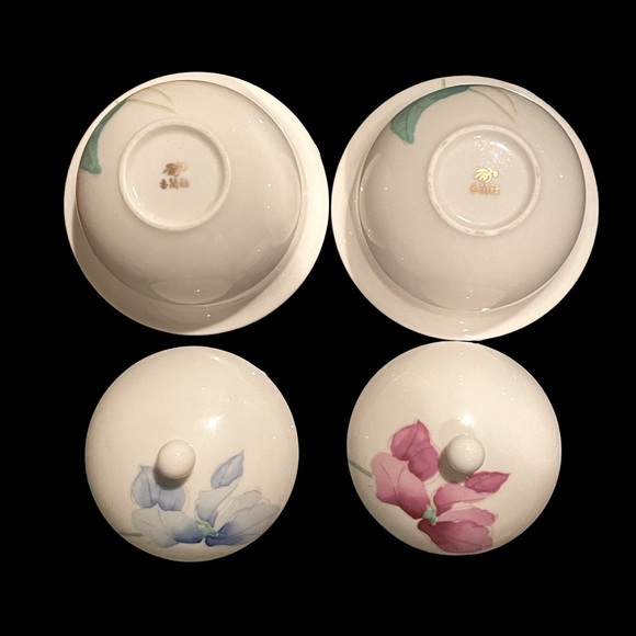 TG Pair of Koransha Japanese bowls with lids - Picture 5 of 7